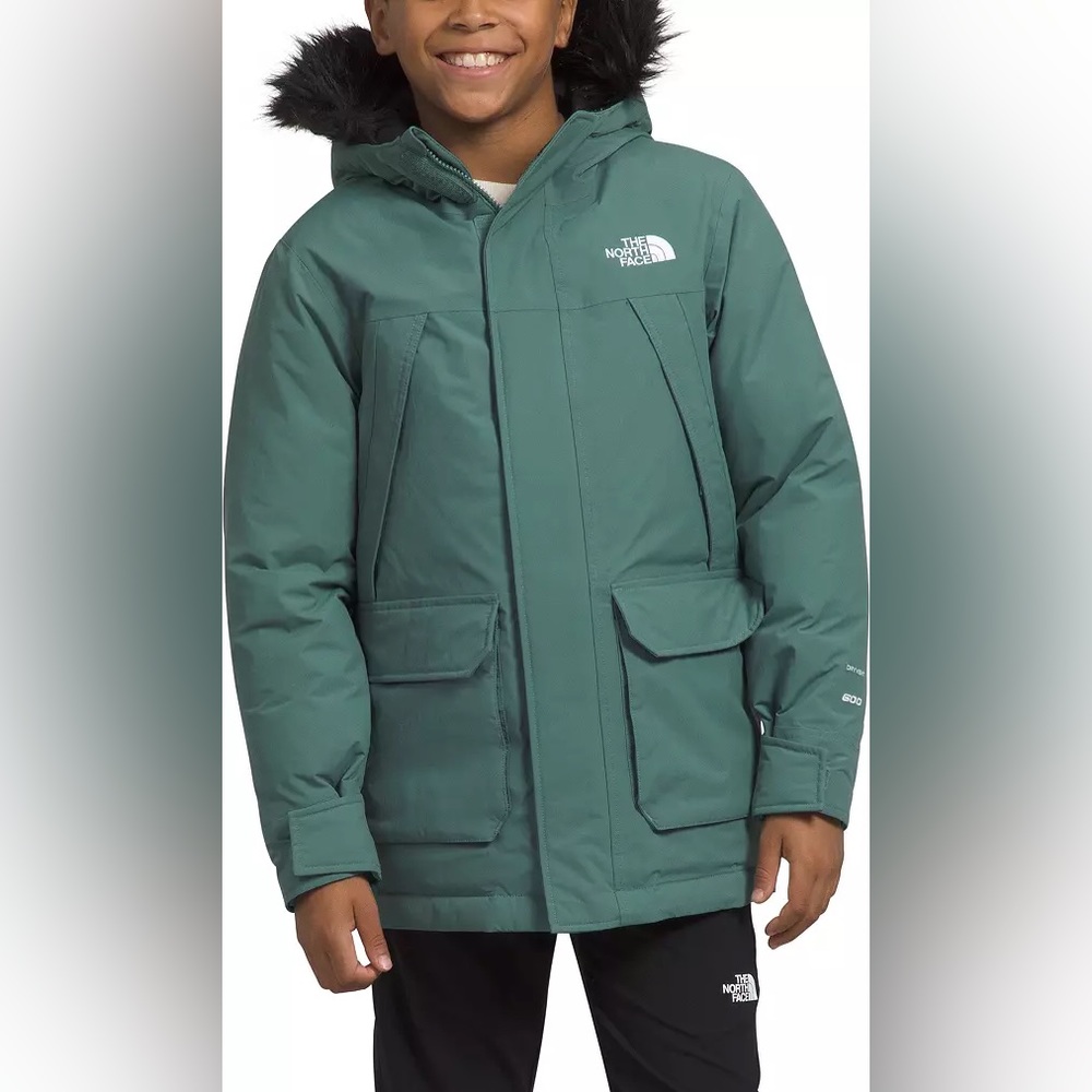 NWT The North Face Boys McMurdo Parka in Dark Sage